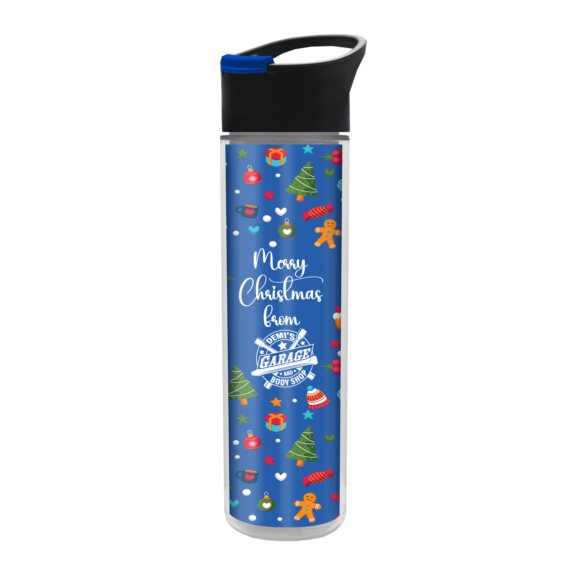 Chiller Insulated Bottle with Pop-Up Lid and Full-Color Paper Insert - 16 oz.